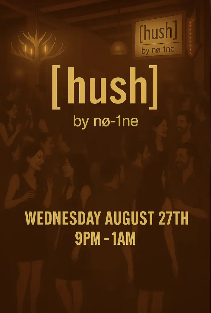 hush — event poster